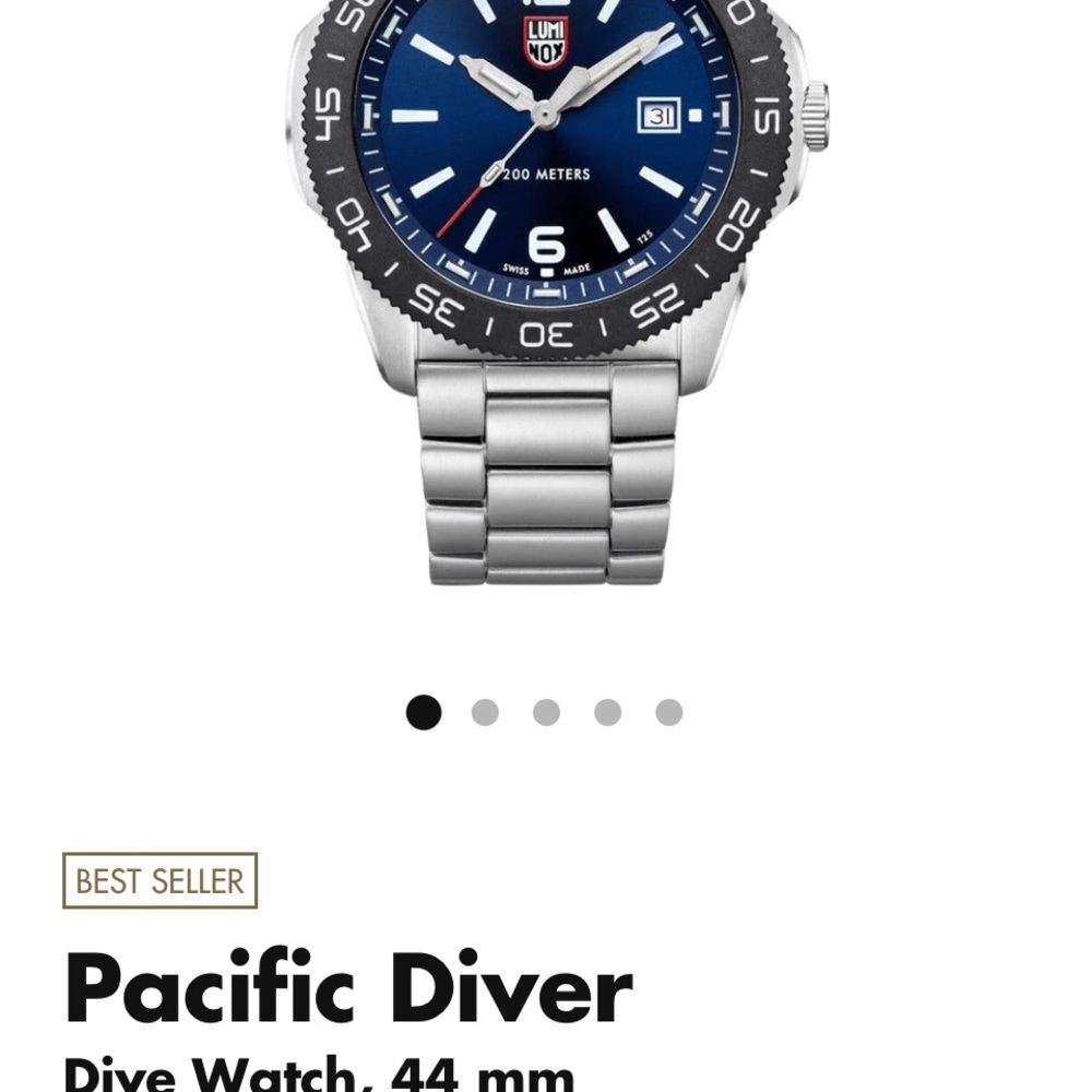 Luminox Pacific Diver Watch - Blue and Silver